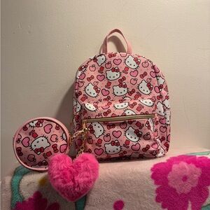 Hello Kitty mini backpack 3 piece set
